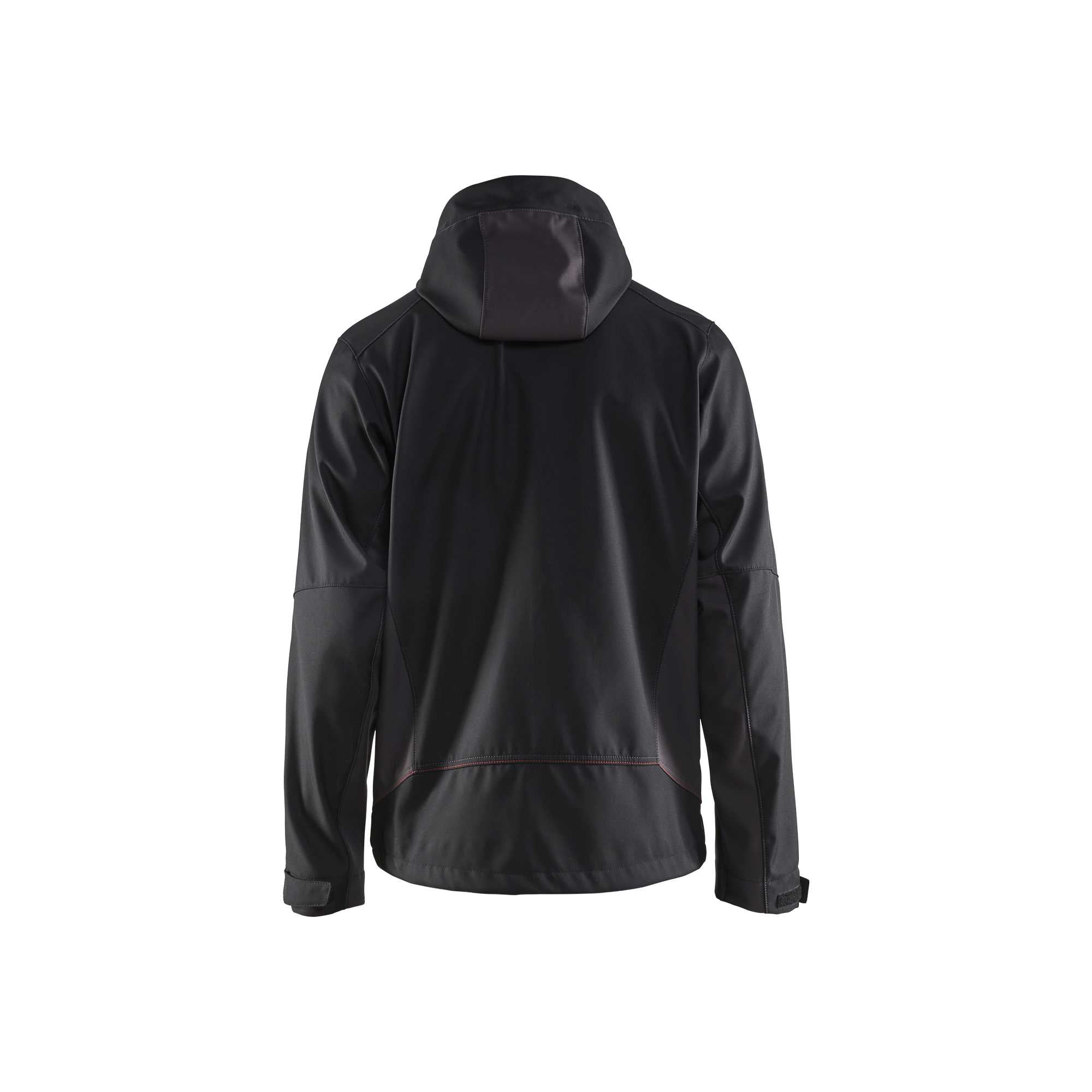 BLAKLADER 47532516 Softshell Jacket with Hood Softshell Work Jacket MEN - Water Repellent